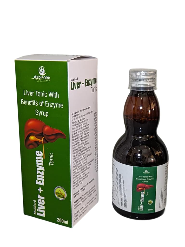 Mediford Liver + Enzyme Tonic, Liver Support Syrup, 200ml-picture-28