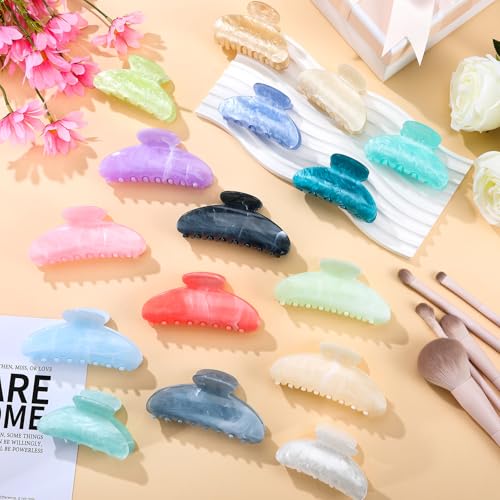 16 piezas grandes pinzas acrílicas para cabello miniatura 4