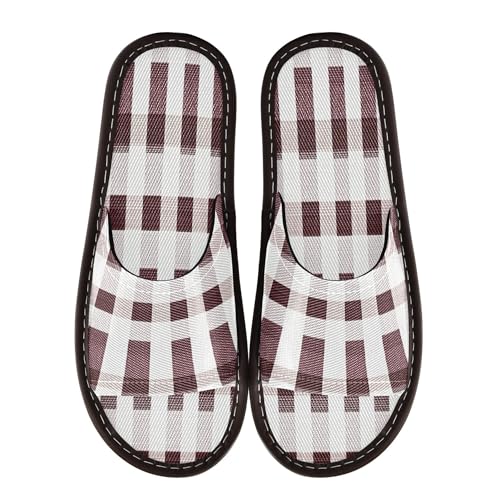 KLL Women Men's Shower Slippers Indoor and Outdoor Breathable Lightweight Bedroom Shoes for Party Travel Guests