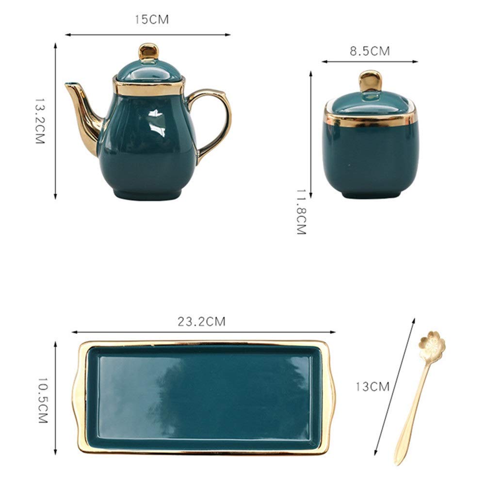 SAeWare Juego de tarros de especias para condimentos, botella de aceite de cerámica con bandeja para condimentos, color rosa, talla única, color rosa