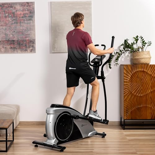 Hop-Sport HS-060C Ellipsentrainer Ergometer - Crosstrainer für Zuhause mit App-Steuerung, HRC-Funktion, 16 Widerstandsstufen - Elliptical Trainer max. Benutzergewicht 150 kg – Bild 5