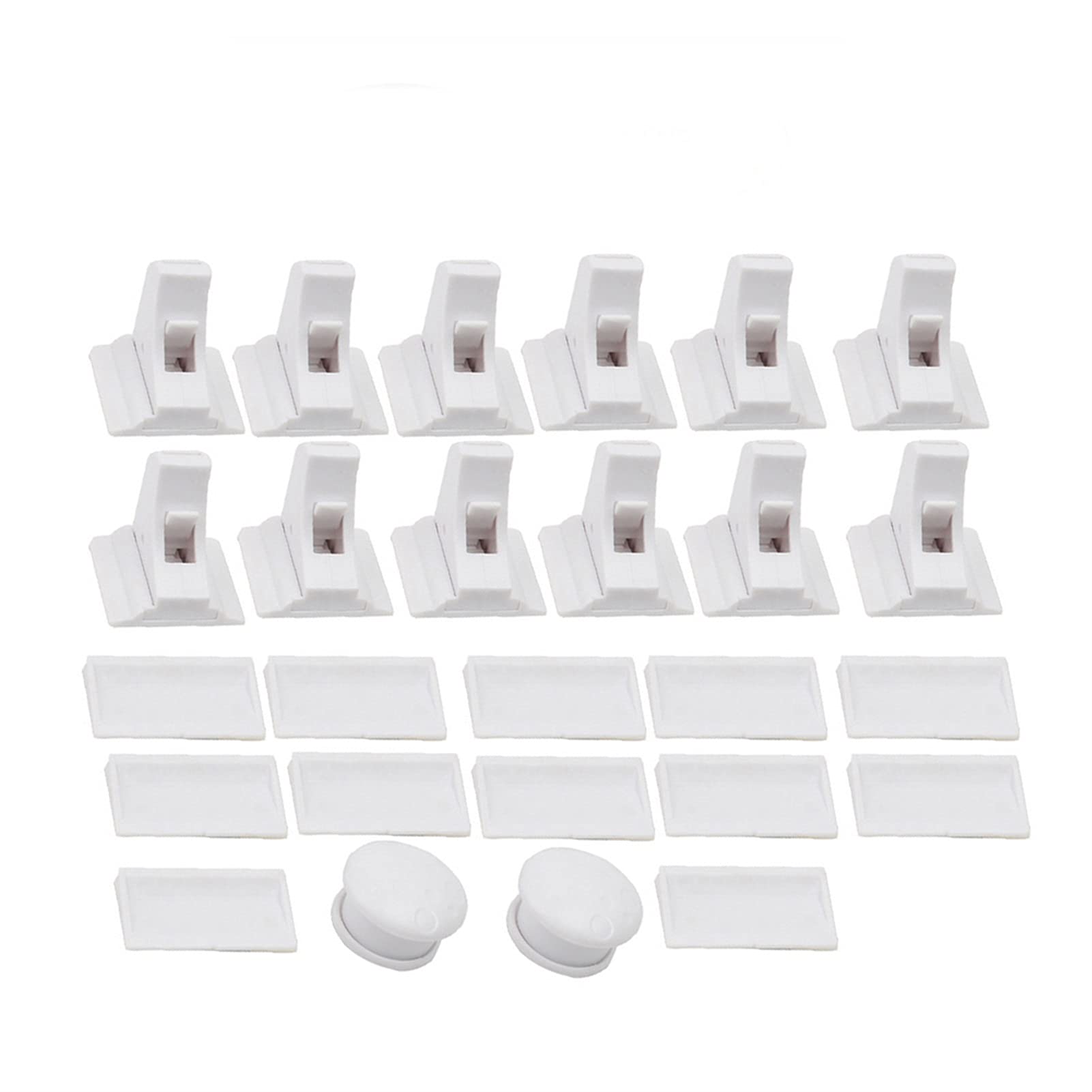 Magnetic Baby Safety Drawer Latch, Cabinet Door Lock Limiter Children Security(PJ3214F)