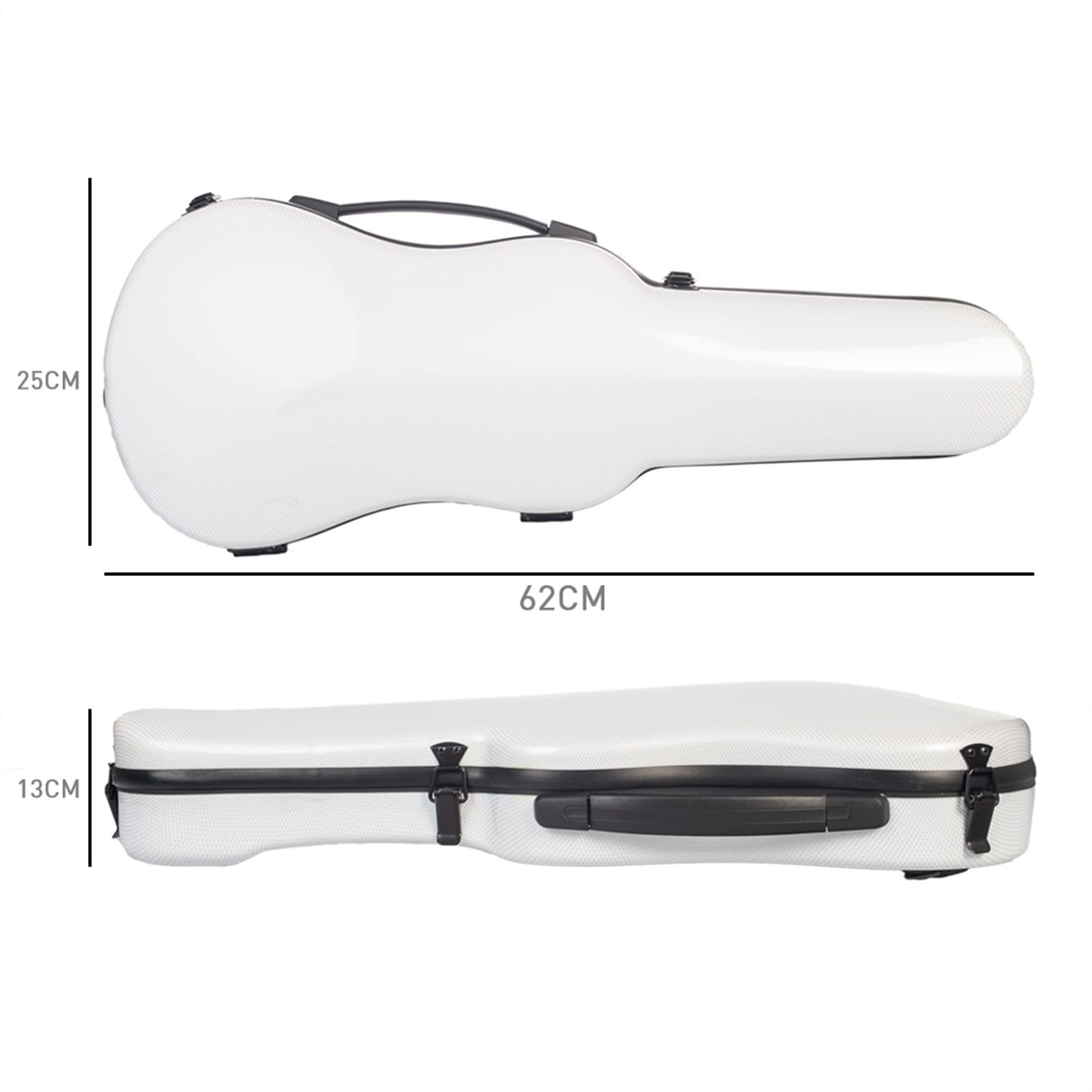 Estuche Para Violín 4/4 Caja De Violín De Fibra De Carbono Fuerte Ligero Extremadamente Resistente A Golpes Y Presión Profesional Violín Caso (Color : 02)