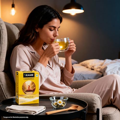 Image of TE-A-ME Chamomile Tea Bags | Chamomile 20 Tea Bags (Pack of 3) | Unwind & Calming Tea