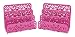 EasyPAG 2 Pack Desktop 3 Upright Letter Sorter Holder, Rose Red