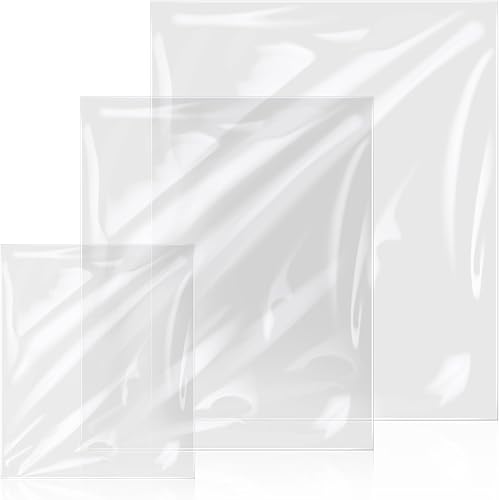 Bolsas retráctiles 200 piezas de PVC transparente termorretráctil para regalos embalaje proyectos de bricolaje caseros bombas de baño velas 10 x 12