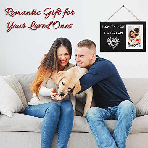 Valentines Day Gifts For Him Her, I Love You Gifts For Girlfriend Boyfriend, I Love You More. The End I Win Picture Frame, Romantic Wedding Anniversary Engagement Birthday Gifts For Couples Husband #TOP5