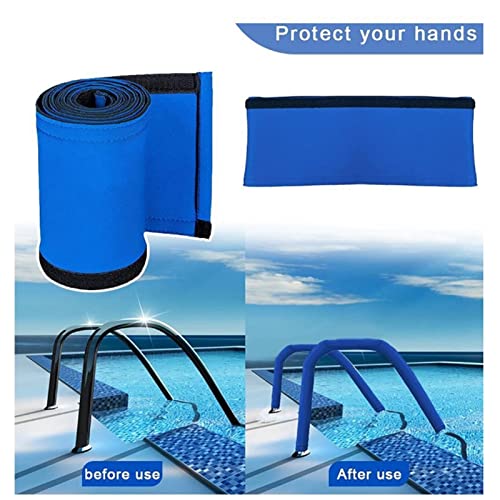 Pasamanos para piscina de acero inoxidable con 3 curvas 80 cm miniatura 5