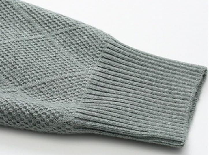 Genérico Cárdigan de Punto para Personas de Mediana Edad Y Mayores, Cárdigan con Cuello Redondo Y Estampado A Cuadros para Abuelas, con Bolsillo, Suéter Cálido para Madres, Abrigo, Chaqueta, Prim