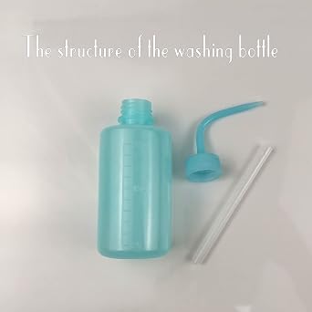 Valchoose 250ml Squeeze Bottle, Premium Wash Bottle LDPE, Blue, 1 Pack