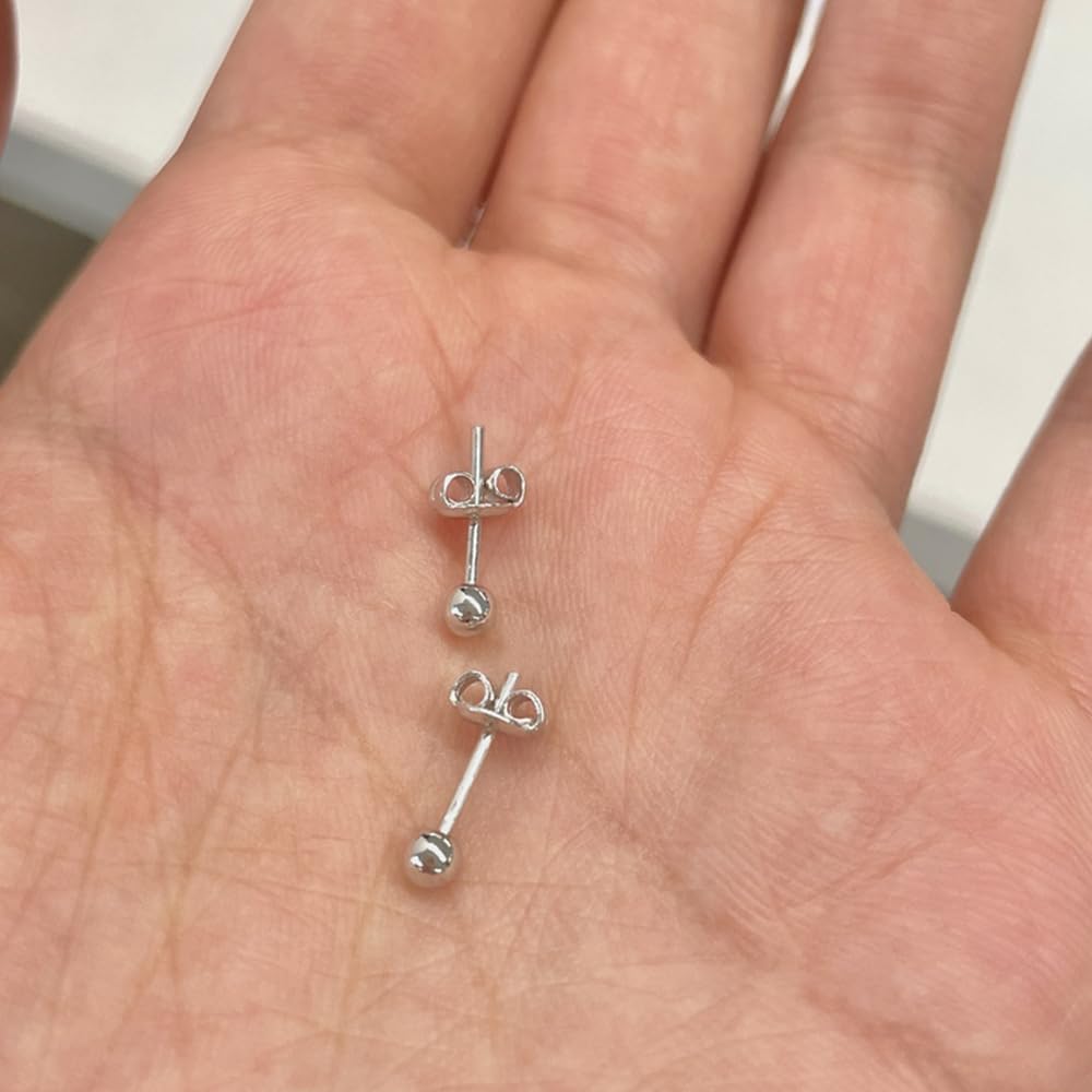 LAURITAMI Ohrstecker Set 3-8mm Zirkonia Eingelegt Ohrstecker,20G Chirurgenstahl Medizinische Ohrstecker Knorpel Ohrringe für Damen und Herren Mehrfache Piercings Schmuck