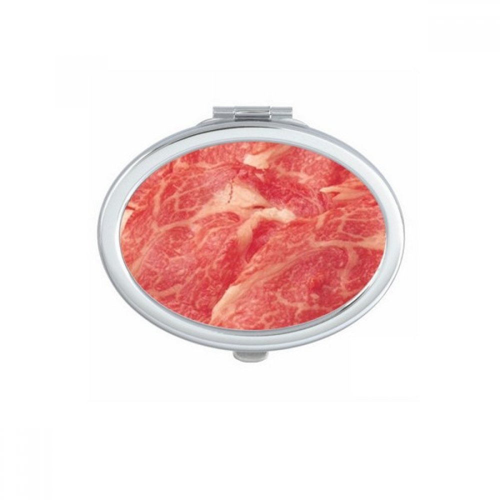 Miroir de Maquillage Cadeau Multicolor Original Agneau Rolls Miroir de Poche