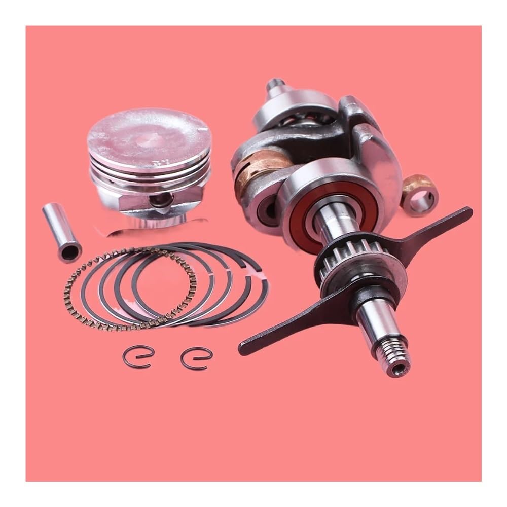 Kit de Anillo retención Pasador pistón cigüeñal 39 mm, Compatible con cortacésped GX35 GX 35 4 Tiempos, Motor pequeño