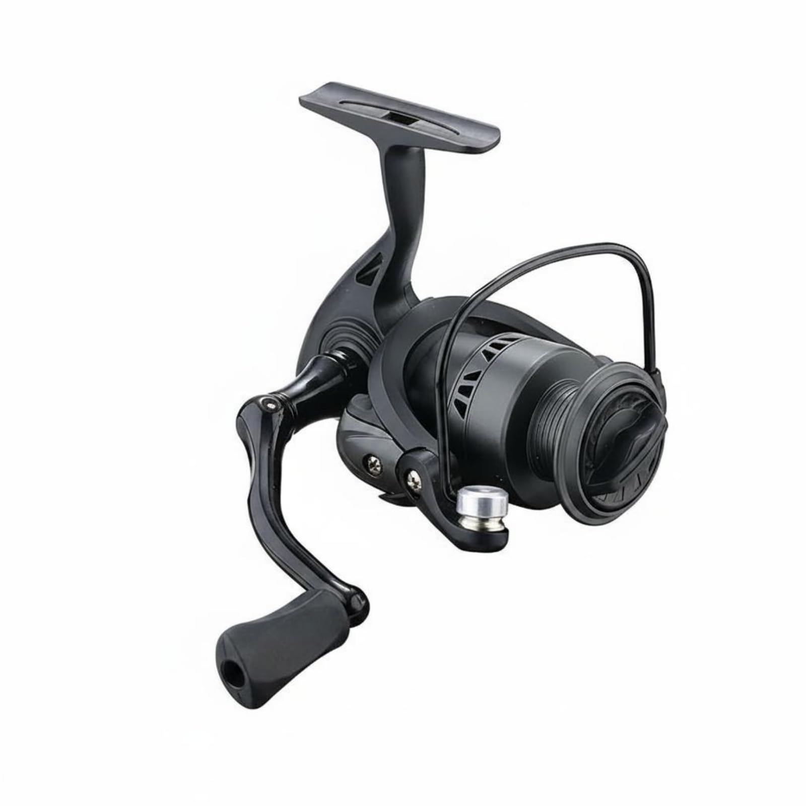 TRENDYNEST Bail Wire Rotating Fishing Reel Cylindrical Shape Fishing Reel Compact Black, 2000 Sports, Fitness & Outdoors