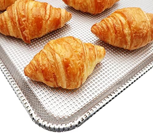 Aluminum Sheet Pan For Baking (9.5x13 inch Whole Perforated) image 5