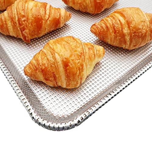 Aluminum Sheet Pan For Baking (9.5x13 inch Whole Perforated)