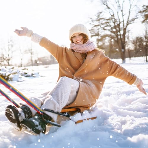 CLOSEMATE Womens Thermal Socks Warm Winter Socks 3 Pairs Thick Comfy Work Hiking Crew Boot Socks Gifts for Ladies UK Size 4-8(Coffee Assorted-001) - Image 2