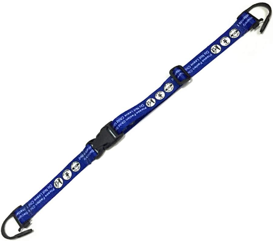 Baby Kids Safety Seat Belt Adjustable Supermarket Shopping Cart Belt Chair Seat Belts Blue