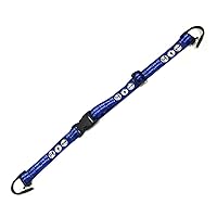 Vista 9 de Hooshing Cinturón de seguridad para bebés de 2 uds, ajustable, para supermercado, carrito de compras, cinturón de silla, cinturones de seguridad azul