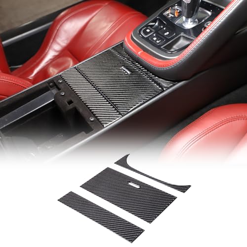 Daeiclru Soft Carbon Fiber Car Central Control Storage Box Panel