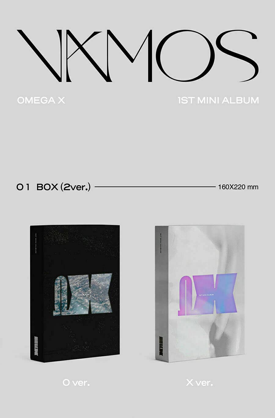 OMEGA X [ VAMOS ] 1st Mini Album [ O / X ] RANDOM VER. 1ea CD+152p