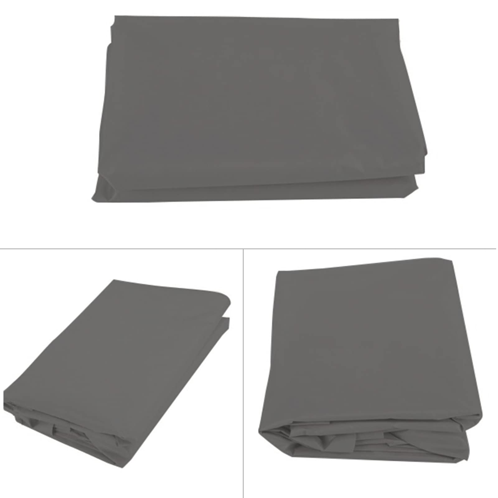 Copertura di ricambio per dondolo da giardino, in tessuto Oxford 600D, resistente e 600D, per dondolo da esterno, universale, 138x48x48 cm, colore: grigio