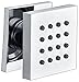 ALFI brand AB4501-PC Polished Chrome Modern Square Adjustable Shower Body Spray