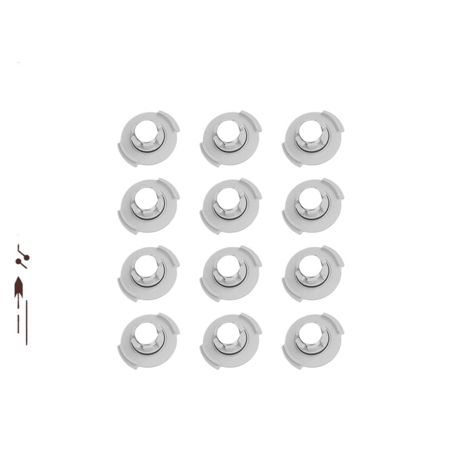 HIZON Robotic Sweeper Robot Vacuum Cleaner Parts Water tank,Compatible For Xiaomi ，1s，Compatible For Roborock，S5 S50 S51 S52 S55 S61 S65 R20 C10 S6 Pure(SET4)