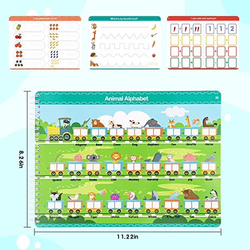 Back To School Supplies Toddler Toys For 4 5 6 7 8 Year Old Boys And Girls Gifts, Handwriting Practice Book Preschool Learning Activities For Kids, Montessori Learning Toys For Kids Ages 3-4 4-8 5-7 #TOP6