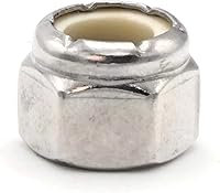 Vista 3 de Tuercas de bloqueo de nailon Nylock A2 de acero inoxidable – 9.8 ft x .5 (5.5 planos x 4.0 altura) Cantidad 1.000