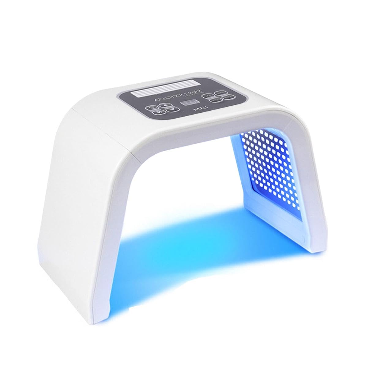 Thérapie par photon LED, 7 couleurs, masque de traitement de la lumière, masque de beauté, masque facial PDT photon, soins de la peau, visage cou anti-rides et anti-acné pour spa salon maison