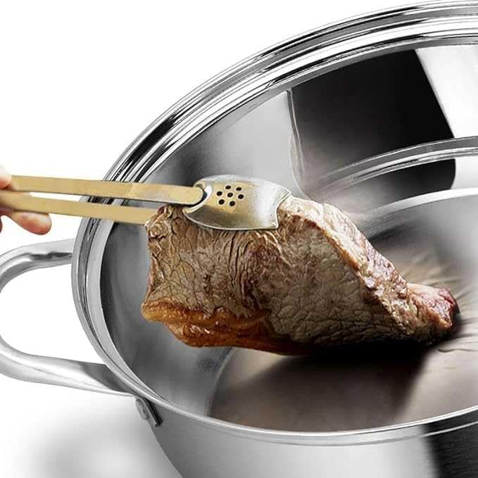 Padella professionale antiaderente in acciaio inox con coperchio in vetro di grande capacità, pentole di alta qualità per ogni cucina!