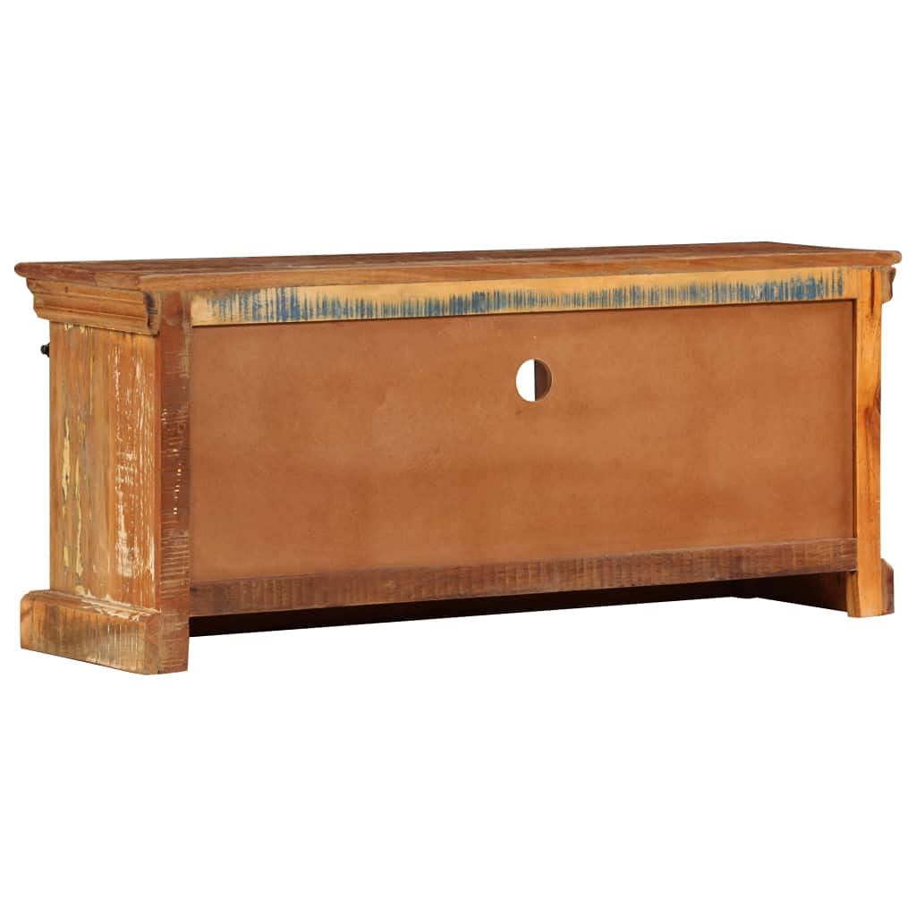 vidaXL Mobile Porta TV in Legno Massello di Recupero Vintage Armadietto Basso