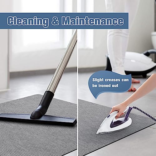 image for Placoot Corduroy Office Chair Mat for Hardwood Floor, 55