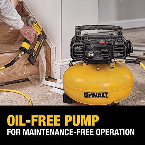 DEWALT Pancake Air Compressor, 6 Gallon, 165 PSI (DWFP55126) Hardware