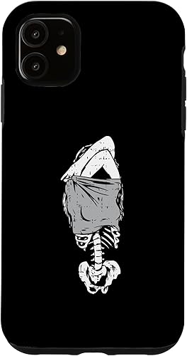 iPhone 11 Sexy Mujer Esqueleto Disfraz de Halloween Funny Bones Case