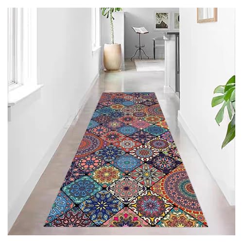 SXEVZOO �L���p�����i�[���O�A�ג����W�����p�����O�J�[�y�b�g�A��70�E80�E90�E100cm�A�N���V�b�N�Ȗ��|�͗l�Ŋ���~�߉��H�̌��փ}�b�g�i�L�b�`���A�Q���A�K�i�����A�I�t�B�X�p�j(90x600cm)
