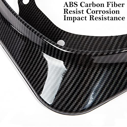 Image of Mud Flaps for Tesla Model 3 2016-2023 Splash Guards Carbon Fiber Front Rear Fender Protection Mudflaps No Need to Drill Holes (Set of 4, Upgrade Version)