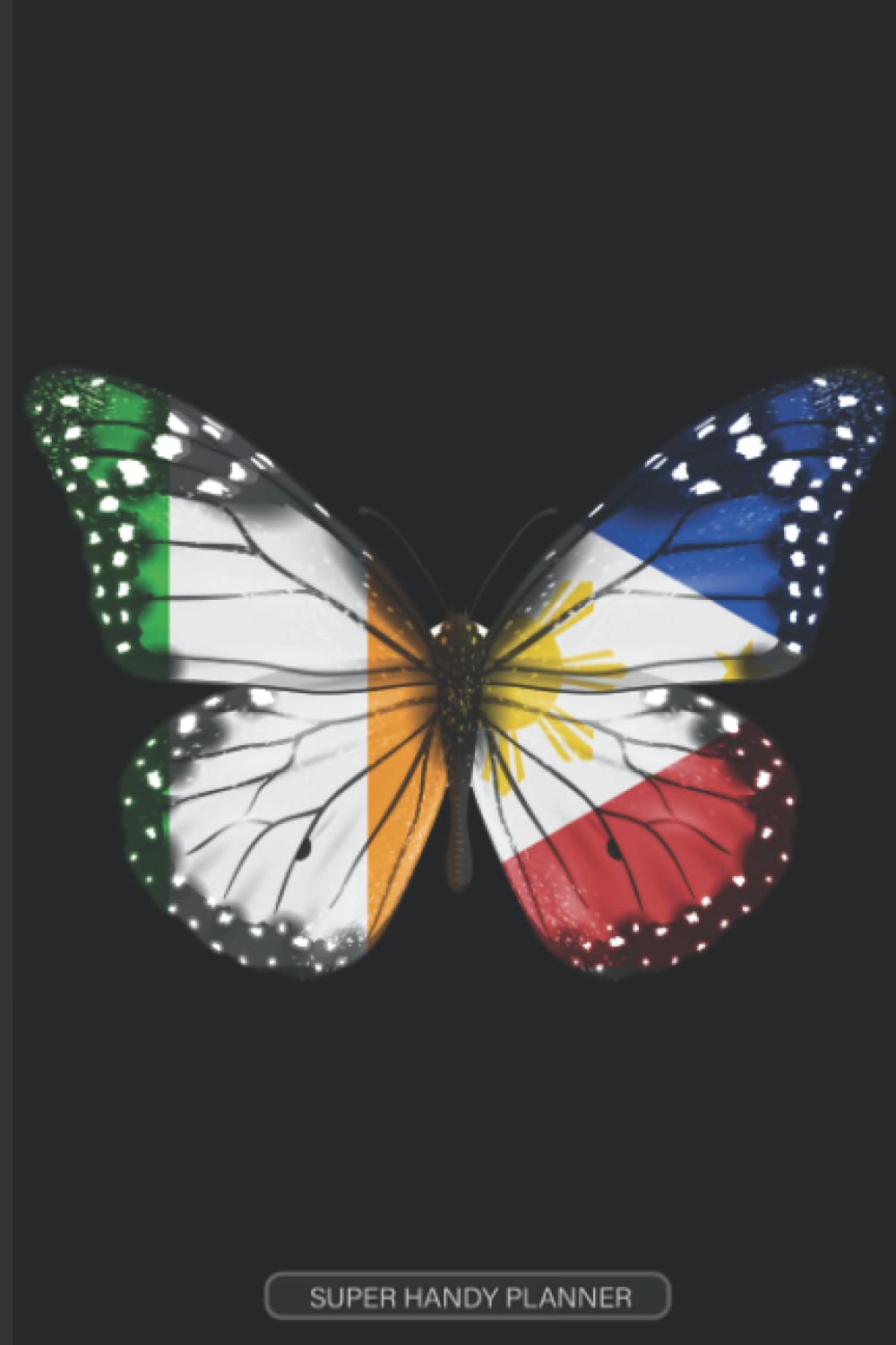 Planner: Irish Filipino Flag Combined Butterfly Flags Of Ireland Philippines