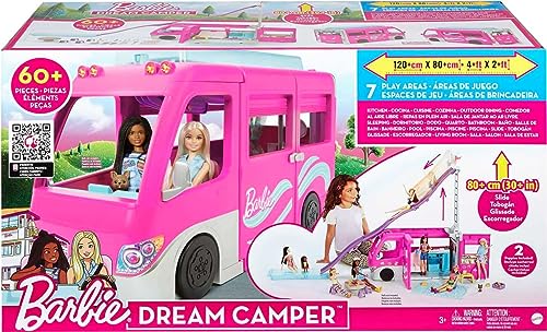 Barbie-Camper dei Sogni Playset con Veicolo, con