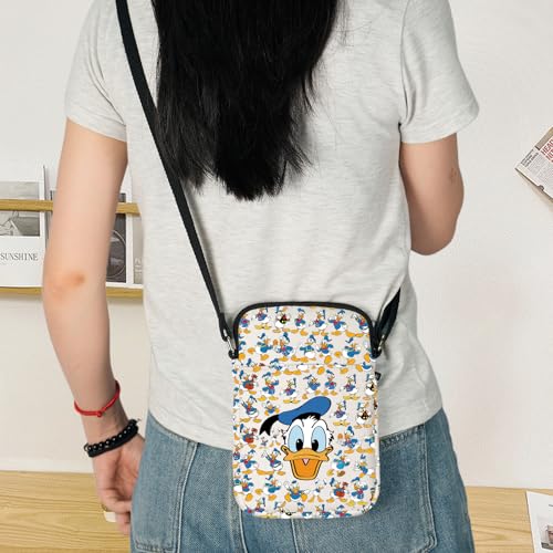 Image of KEYCHIN Funny Duck Crossbody Bag Duck Cartoon Lover Gifts Duck Fans Shoulder Bag Duck Cartoon Merchandise (Duck-CB)