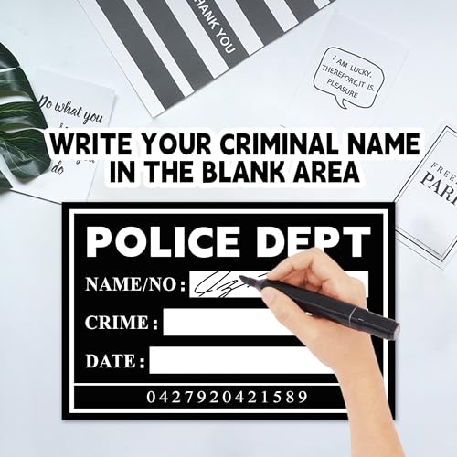 Fondo Fotográfico Mugshot 5×4.3FT con 20 Carteles y Accesorios miniatura 4