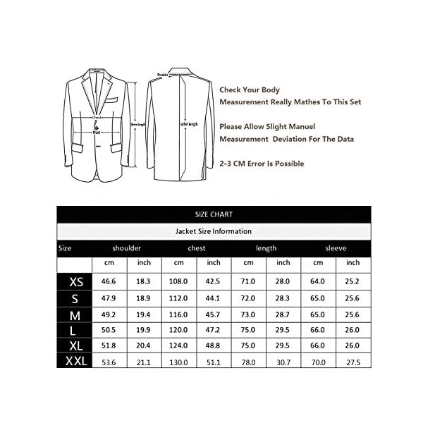 WULFUL Men's Luxury Casual Dress Floral Suit Notched Lapel Slim Fit Stylish Blazer Jacket Party Coats…, Gold, Large - Image 8