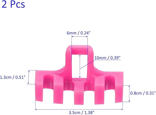 Miniatura 3 de M METERXITY 2 Pack Badminton Stringing Racquet Load Spreader - Badminton Pressure Reducer Stringing Protector Threading Machine Adapter for Training