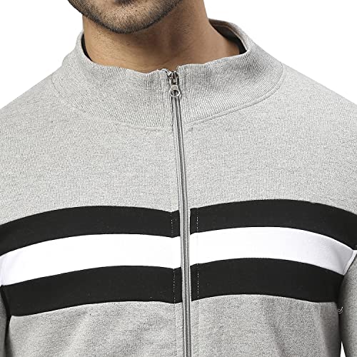 Image of HIGH Star Men's Fleece Colorblocked Hooded Sweatshirt