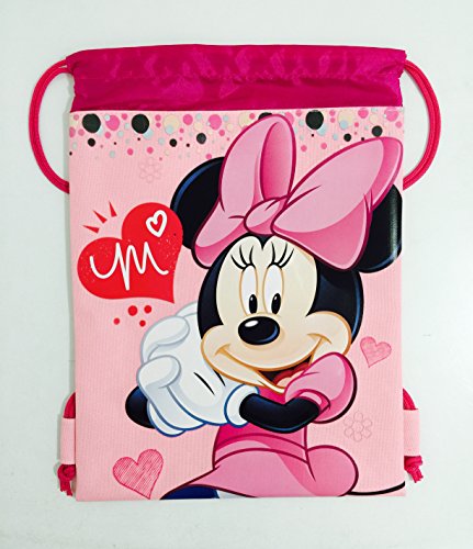 Disney minnie mouse drawstring backpack - pink drawstring bag