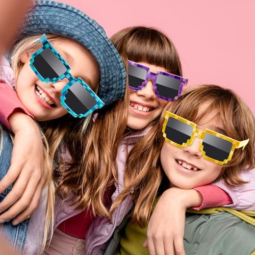 12 Pixel Glasses (6 Colors)