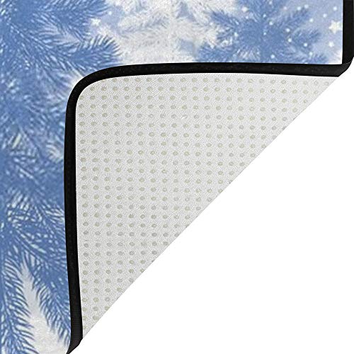 Tapis forêt enneigée Ruchen pour isoler les pieds du froid sur carrelage - 5