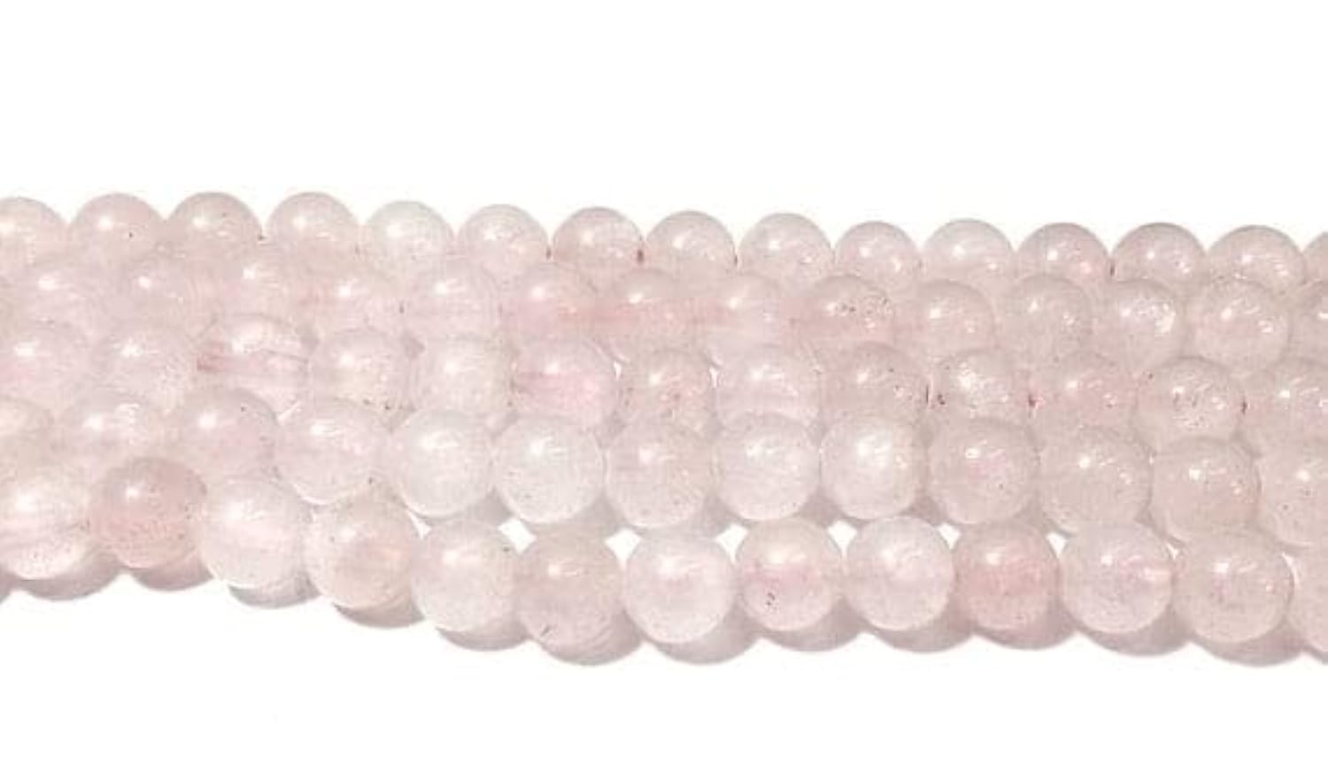 Quartz rose naturel en perles rondes de 7-9mm pour la création de bijoux DIY