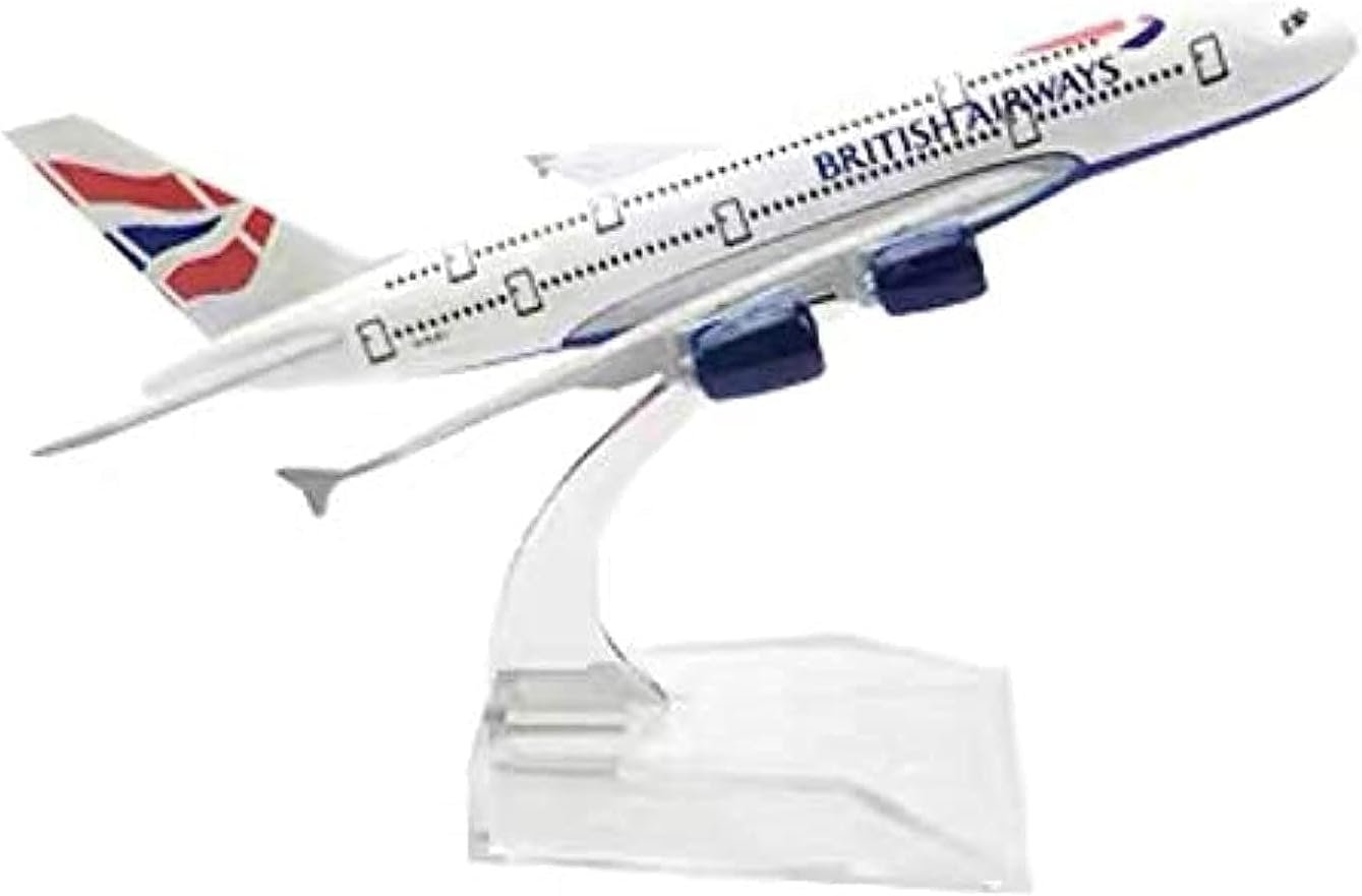 16cm British A 380 1:400 Alloy Metal Airplane Static Decoration Aircraft Model Toy